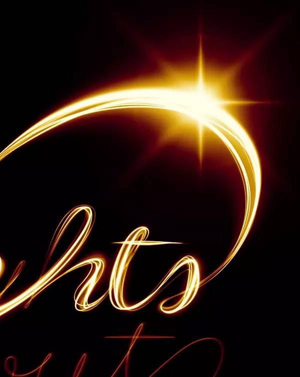 PS怎么学习!PhotoShop制作闪耀的光斑文字特效