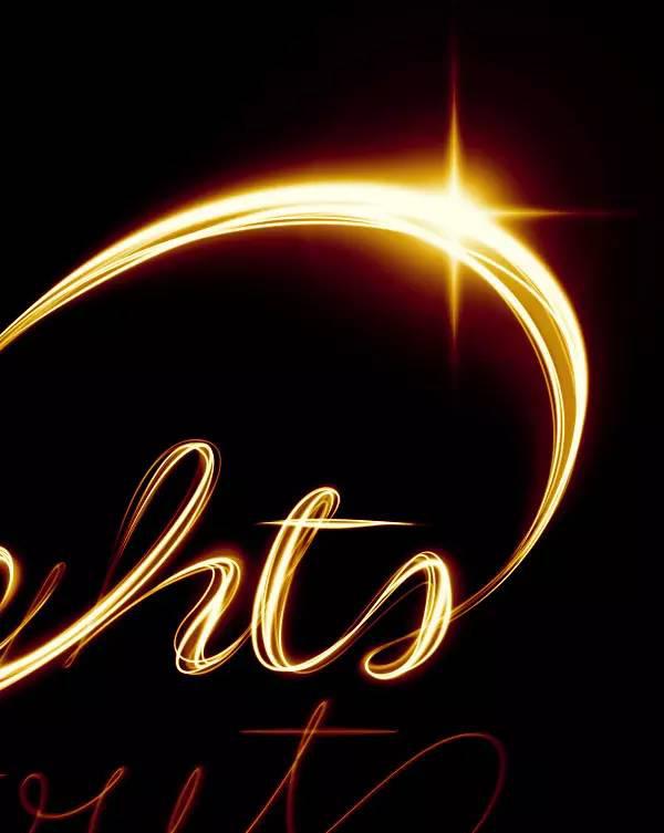 PS怎么学习!PhotoShop制作闪耀的光斑文字特效