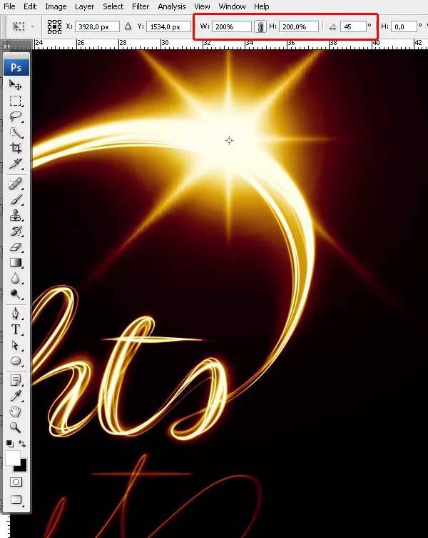 PS怎么学习!PhotoShop制作闪耀的光斑文字特效